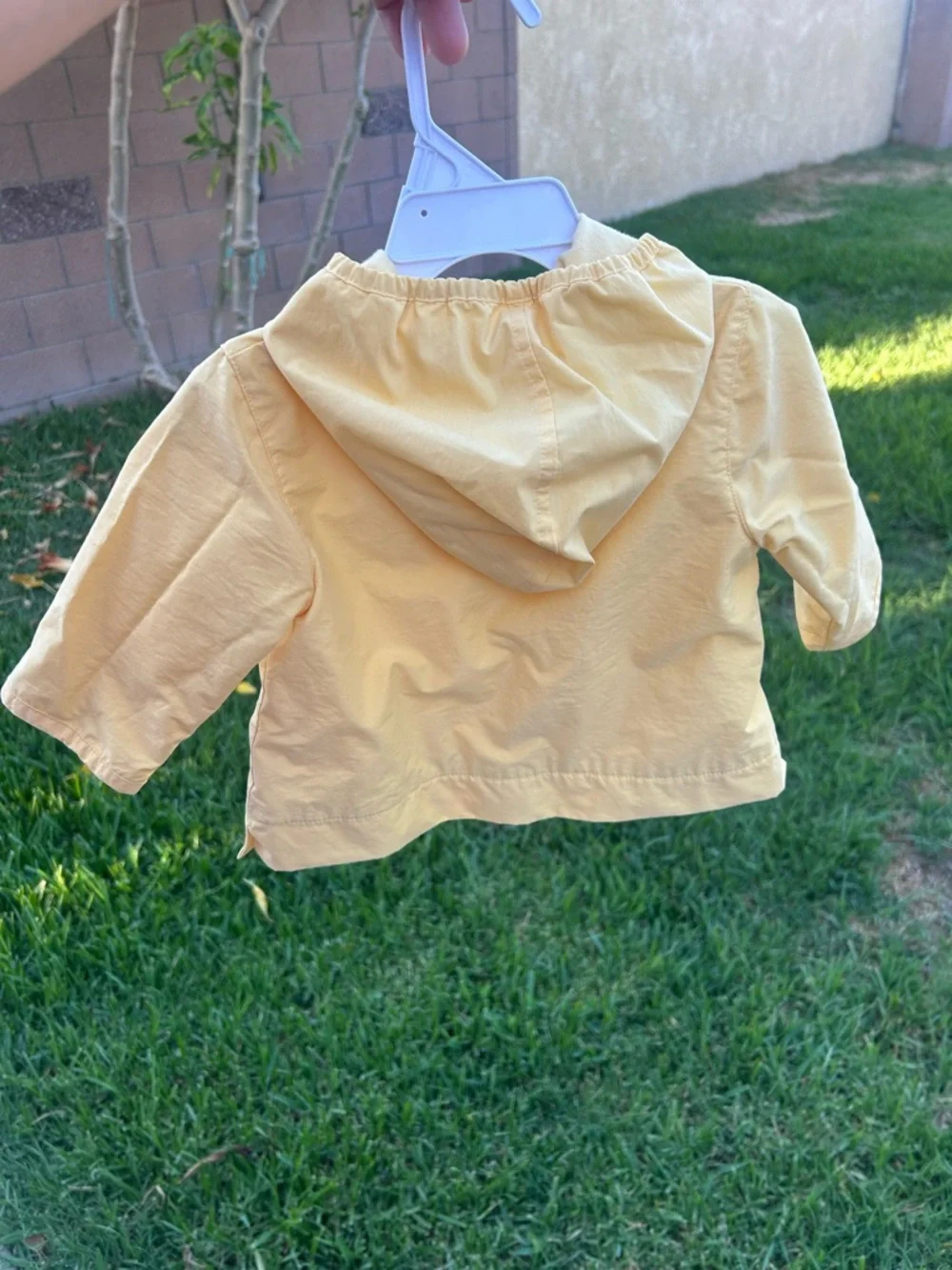 Vintage Gymboree Sunny Yellow Hooded Snap Jacket